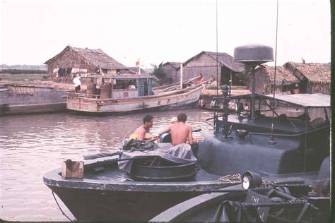 Life on the River shows life in the Brownwater Navy on boats on the Bassac and Mekong Rivers of ...