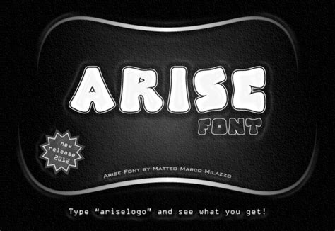 Arise Logo Font - FontMagic