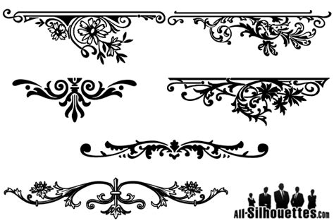 Vector Floral Ornaments Graphic Design Free Vector Download | FreeImages