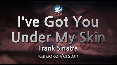 Frank Sinatra-I've Got You Under My Skin (Karaoke Version) - YouTube