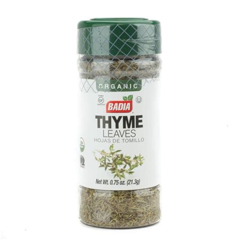 Country Life Natural Foods - Thyme Leaves (Organic) - .75oz