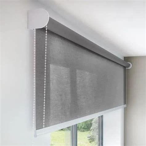 koren fabric Grey Sunscreen Roller Blinds at Rs 90/square feet in ...