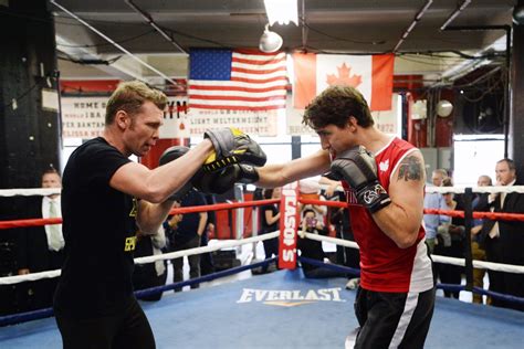 Justin Trudeau goes boxing in NYC ahead of signing Paris climate deal ...