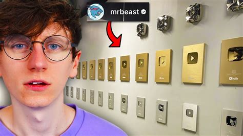 MrBeast Reveals His FULL Youtube Play Button Collection (EPIC) - YouTube