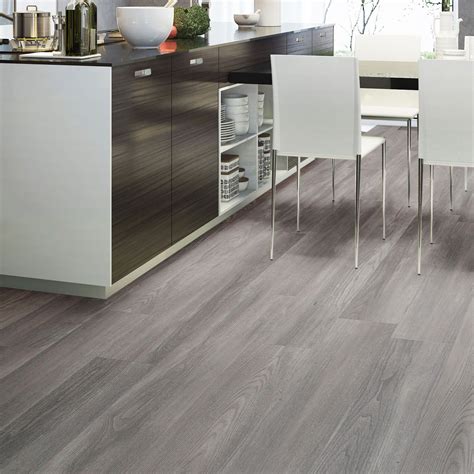 Colours Grey Natural oak effect Waterproof Luxury vinyl click flooring 2.20m² Pack | Departments ...