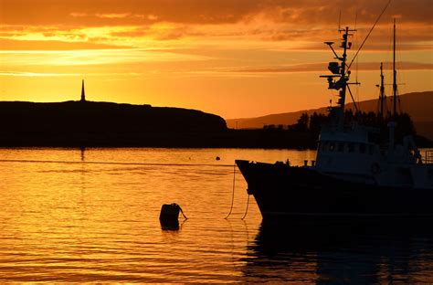 DSC_0421_3 | Sunset over Oban Bay and the Isle of Kerrera as… | Flickr