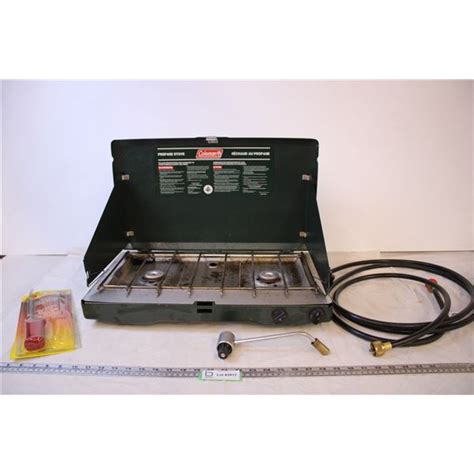 Coleman Propane Stove w/ Accessories - Bodnarus Auctioneering