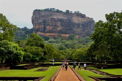 Visiting Sigiriya rock fortress in Sri Lanka. It's a long climb. But it ...