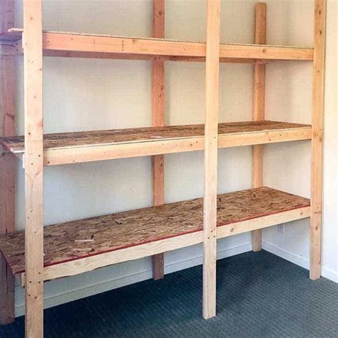 Need shed shelving? These DIY storage shelves are simple to build and ...