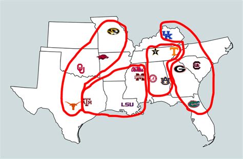 New SEC divisions and pods thread - Football - Surly Horns