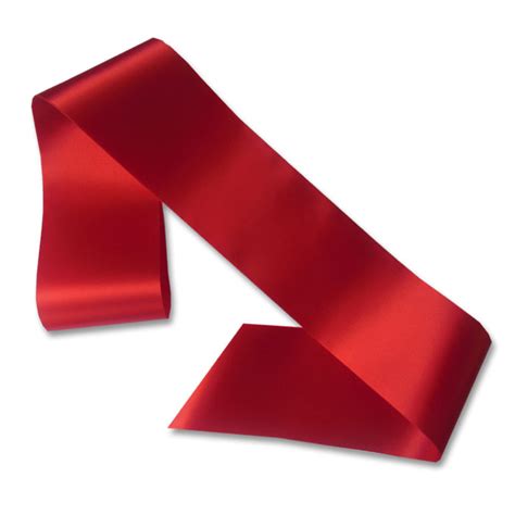 Red Blank Sash - SASHES UK