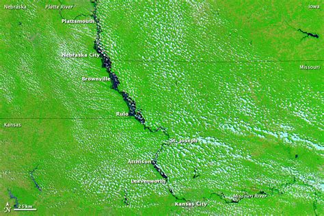 Flooding Spreads along the Missouri River