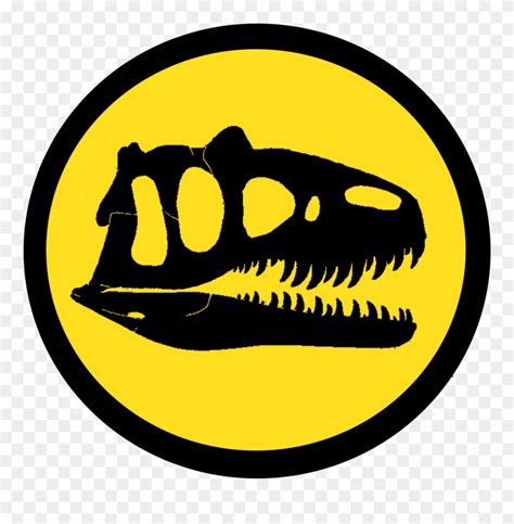 Allosaurus Jurassic Park Logo - Jurassic Park Dinosaurs Logo Clipart (#3237063) - PinClipart