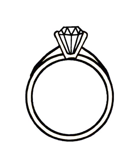 Diamond Ring Drawing at GetDrawings | Free download