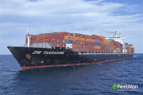 Vessel ZIM TARRAGONA (Container ship) IMO 9471214, MMSI 428041000