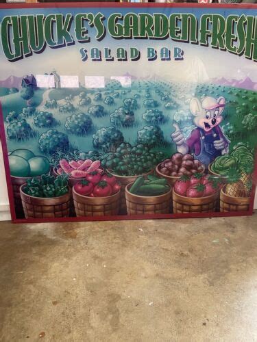 Chuck E Cheese Salad Bar Poster (READ DESCRIPTION) | #4662416390