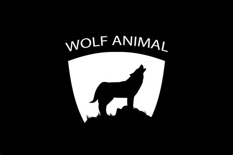 Black and White Logo - Wolf #43 Graphic by bhagawantastudio · Creative ...