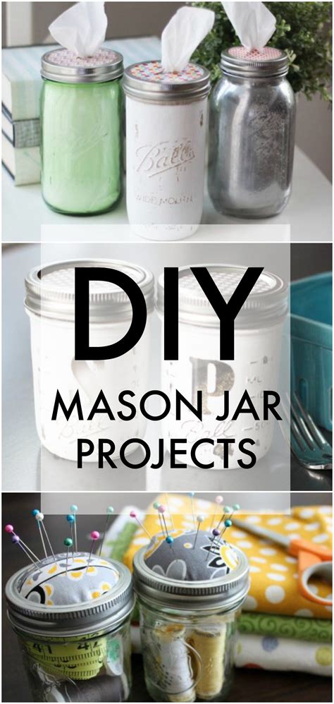 Easy DIY: Mason Jar Crafts - REASONS TO SKIP THE HOUSEWORK