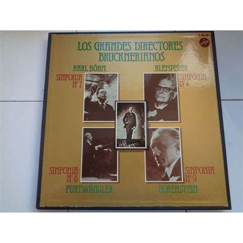 The great bruckner conductors - sinfonia n° 4, 7, 8 & 9 - ( 5 lp set ...