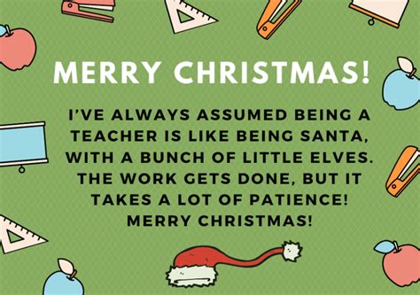 75 Thoughtful Christmas Messages for a Teacher | FutureofWorking.com