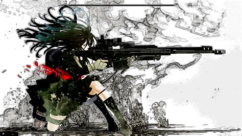 Desktop Wallpaper Anime Girl Gun Fight Blonde Hd Imag - vrogue.co