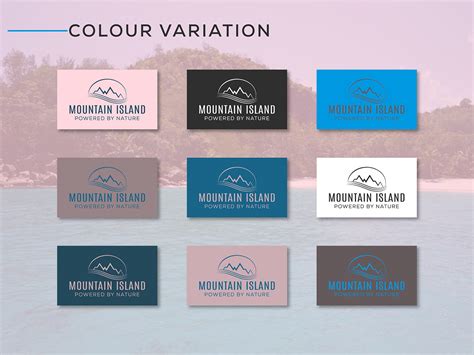 Mountain Island logo And Branding Kit. on Behance