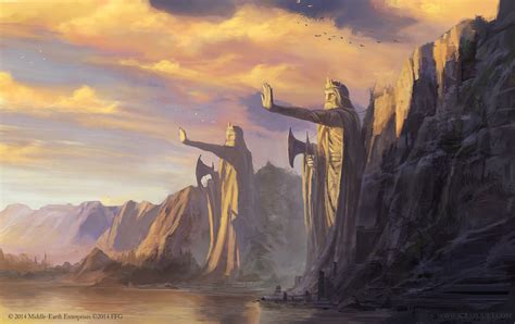 The Argonath - Lord of the Rings TCG by jcbarquet on DeviantArt