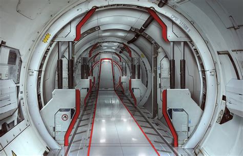 ArtStation - Sci Fi corridor