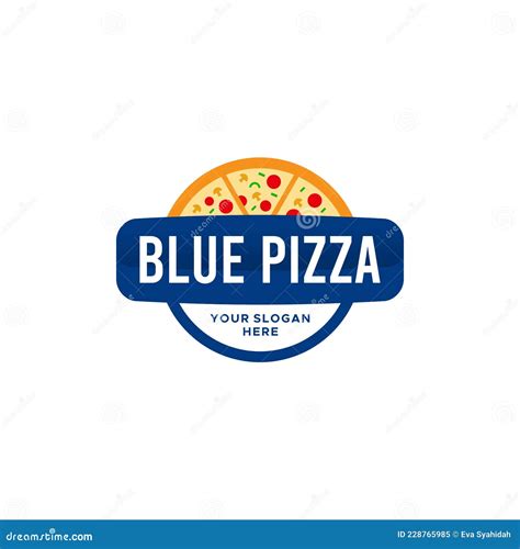 Modern Pizza Logo Design With Sprinkles Of Food Toppings Cartoon Vector ...