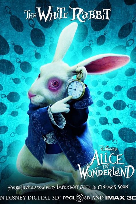 Alice in wonderland movie | Alice in wonderland characters, White rabbit alice in wonderland ...