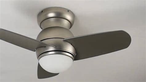 Minka Aire Spacesaver Ceiling Fan with a Broken Capacitor - YouTube