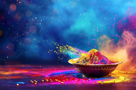 Holi Colourful Indian Festival Social Media Poster Design Template ...