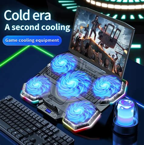 COOLCOLD RGB Gaming 5 fans Laptop Cooling Pad | COOLER-F13 | CSE ...