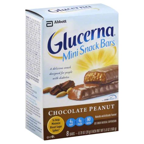 Glucerna Chocolate Peanut Mini Snack Bars - Shop Diet & Fitness at H-E-B