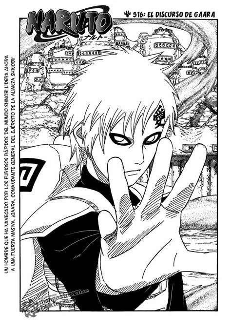 Naruto Manga 516 "El discurso de Gaara" ~ Deidara Akatsuki