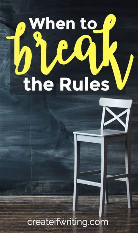 When to Break the Rules and Disregard Common Best Practices