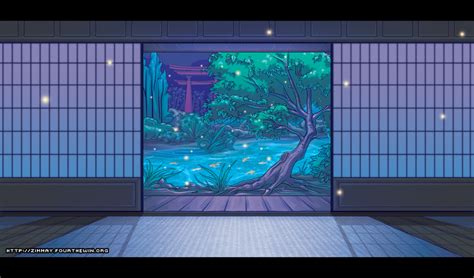 Dojo Background - Night by zimmay on DeviantArt