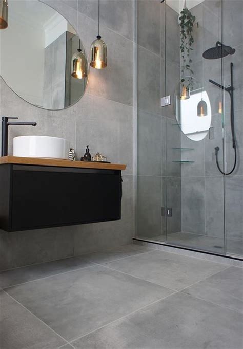 30+ Unusual Scandinavian Bathroom Everyone Should Try | Large tile ...