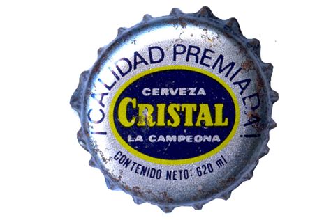 Chapas del Perú: Cerveza Cristal Versión Calidad Premiada- Perú