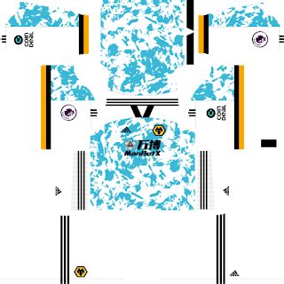 Wolverhampton Wanderers FC DLS Kits 2021 - Dream League Soccer Kits 2021