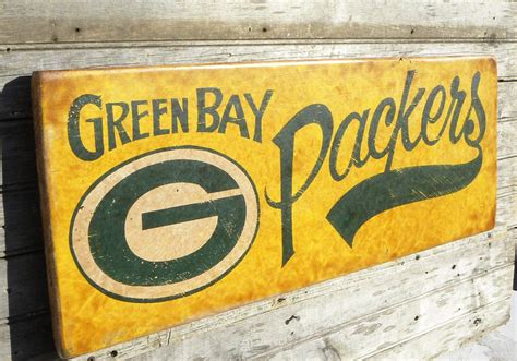 Green Bay Packers Sign Original Wooden Sign Hand Lettered | Etsy ...