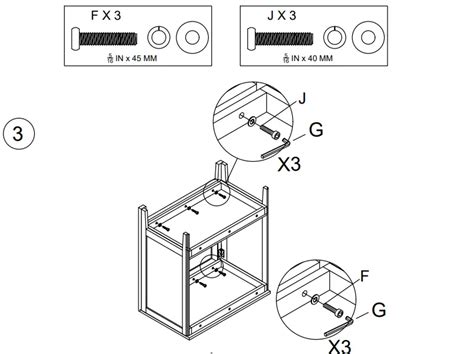 ASHLEY A4000008 Furniture Accent Cabinet Instruction Manual