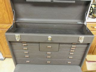 Gerstner Starrett Mahogany Machinist Tool Chest Box