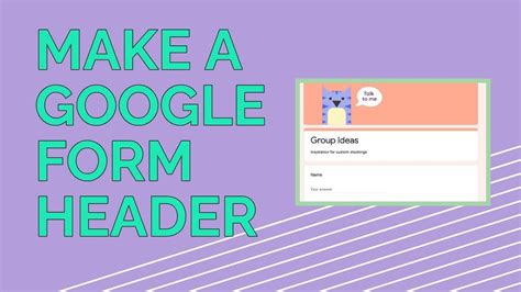 Google Form Header Template