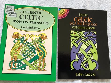 Celtic Stained Glass Coloring Pages