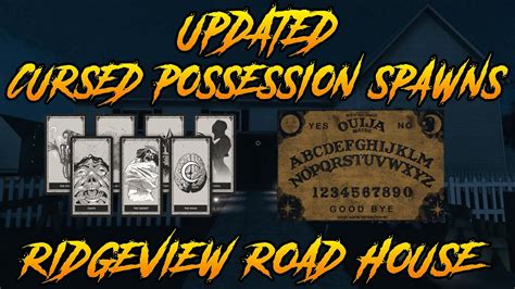 Every UPDATED Cursed Possession Spawn on Ridgeview Roadhouse (Phasmophobia Guide) - YouTube