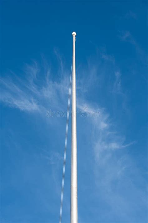 Blank Flagstaff, Blank Flagpole Stock Image - Image of white, alliance: 32981583