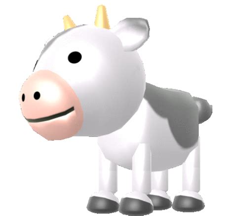 Cow Cow From Wii Party Sticker - Cow Cow From Wii Party Wii Party - Discover & Share GIFs