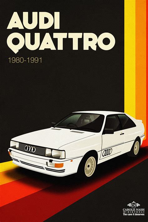 Audi Quattro Classic Car Art Poster – My Hot Posters