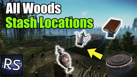 All Woods Stash Locations - Escape From Tarkov - YouTube